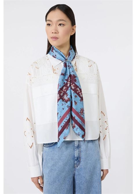 Foulard in twill di seta fantasia MAX MARA WEEKEND | 2625546074600002